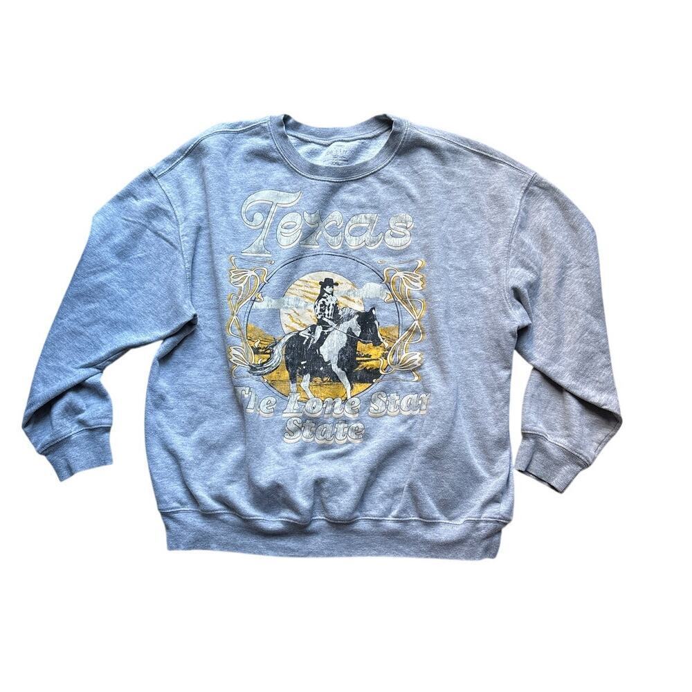 Zoe & Liv Texas Lone Star State Graphic Sweatshirt XXL